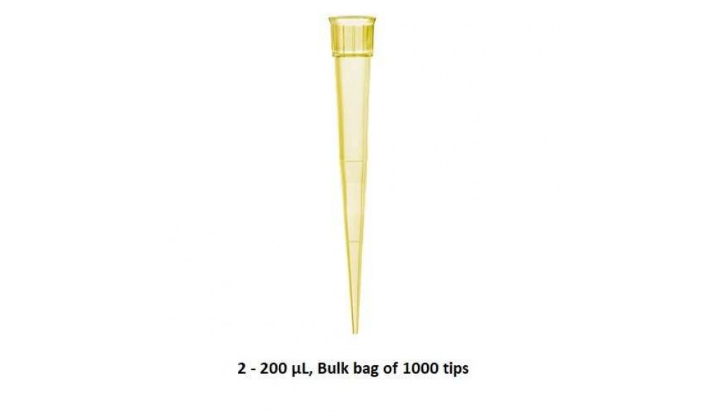 Brand 732008 Sarı Pipet Ucu 2 - 200 µl / 1000 Adet