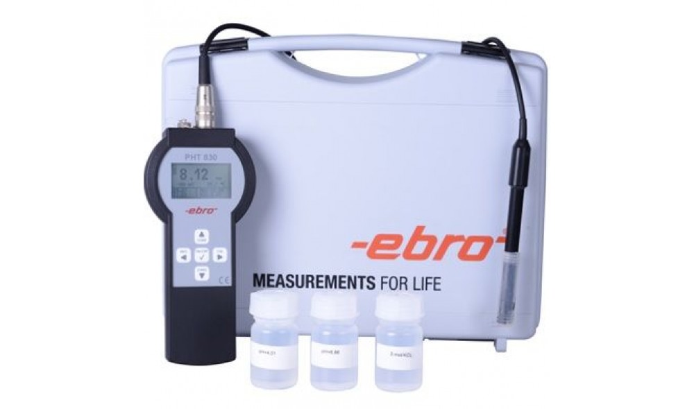 Ebro PHT 830 Set 1 Gıda pH Metresi  Epoksi Elektrot  İle