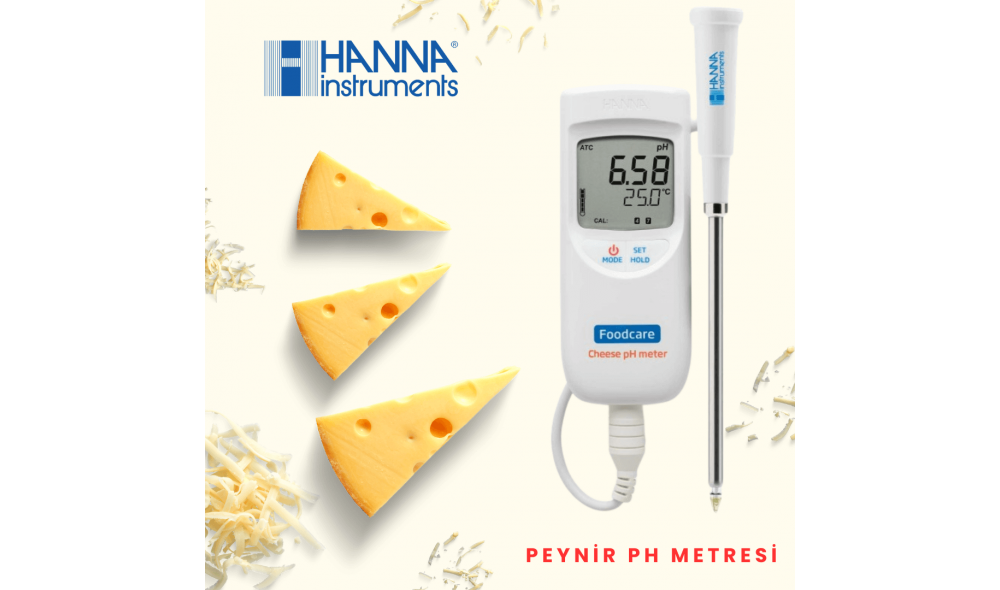 Hanna HI 99165 Taşınabilir Peynir pH Metre Cihazı