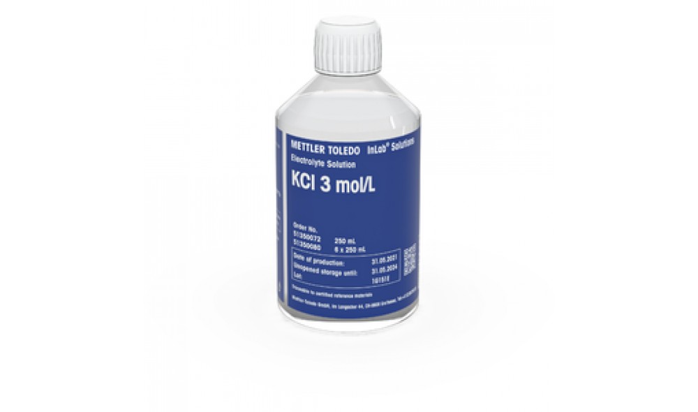 Mettler Toledo 51350072 Elektrolit KCl 3M 250 mL Şişe