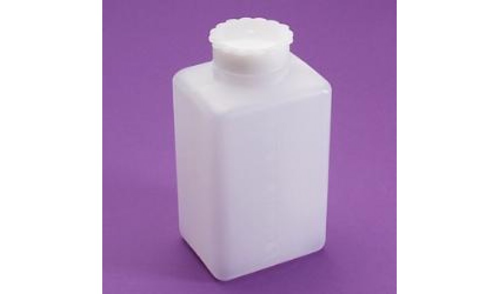 HDPE Şişe, Kare, Taksimatlı, Contalı Kapak, 100 ml L294232