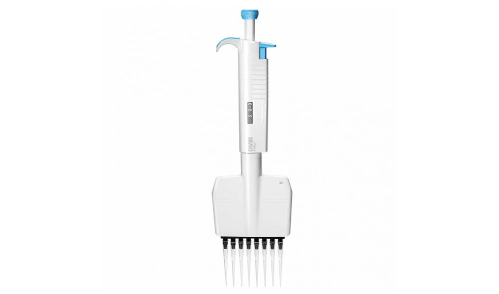 DLAB MicroPette Plus 8 Kanallı Ayarlanabilir Otomatik Pipet 50-300 μL